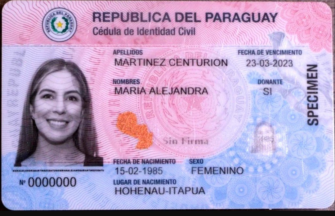 foto cedula identidad